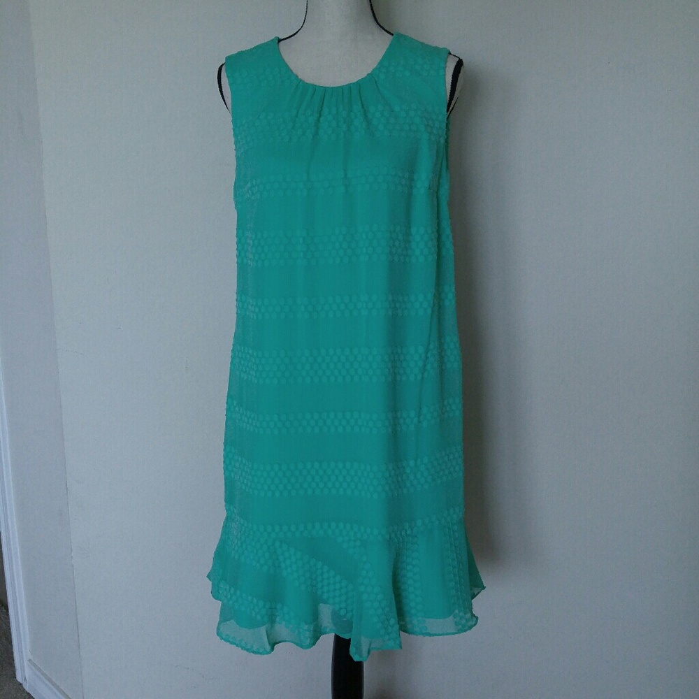 Karl Lagerfeld Paris Novelty Mint Green Dress
